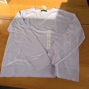 Banana Republic women’s Lavender Sweater size L NWT